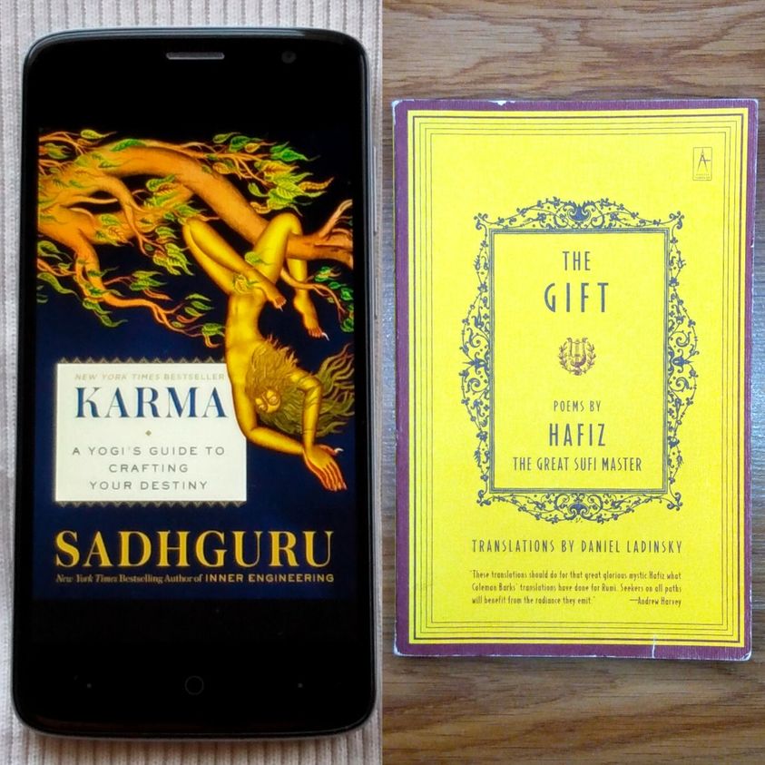 Refleksi dari hasil membaca buku Karma: A Yogi’s Guide to Crafting Your Destiny dan buku The Gift: Poems by Hafiz