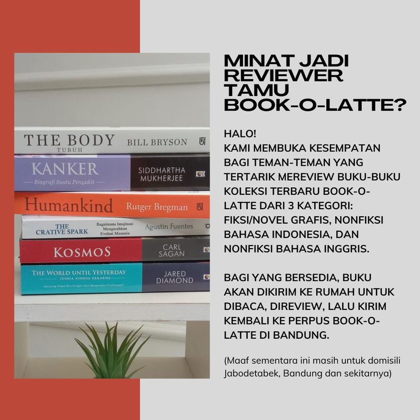 Minat jadi reviewer tamu Book-o-latte?