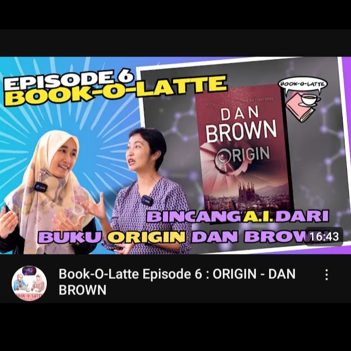 Book-O-Latte Episode 6 : ORIGIN – DAN BROWN